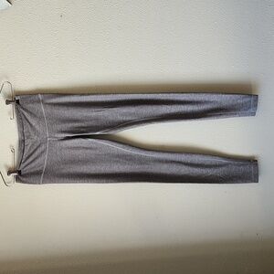 Lululemon Wunder Under Crop III Heathered Slate Size 6